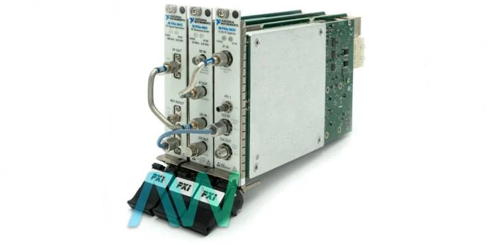 Angled view of the PXIe-5663E Vector Signal Analyzer from NI