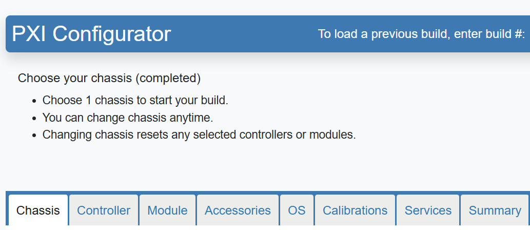 The PXI Configurator from Apex Waves